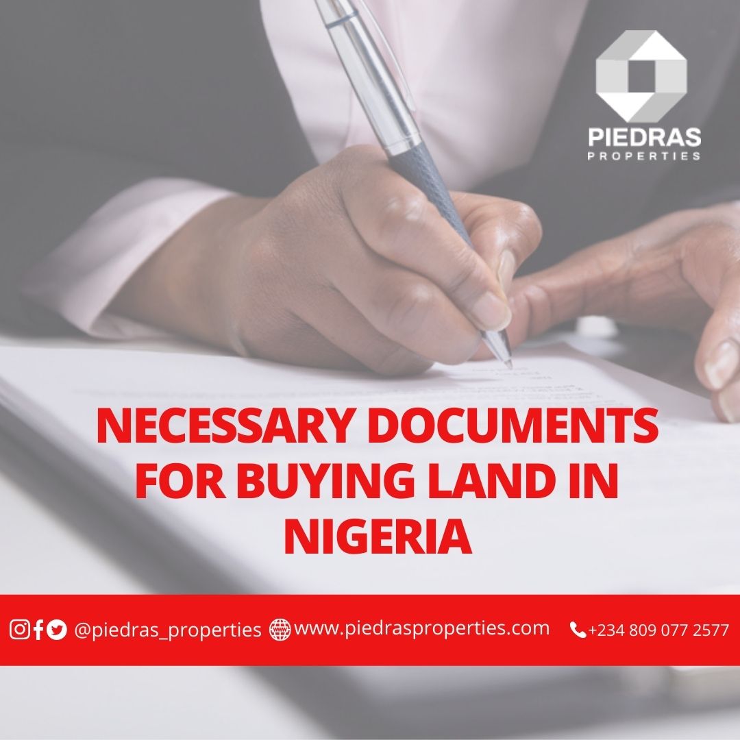 necessary documents for buying land in NIgeria