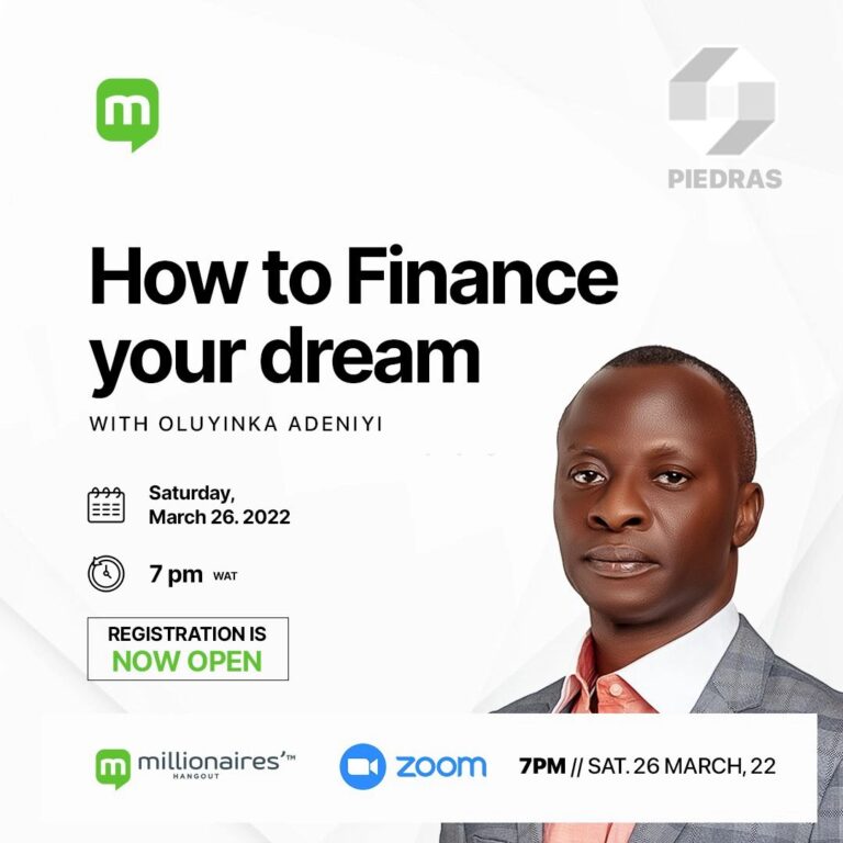 How to Finance Your Dream